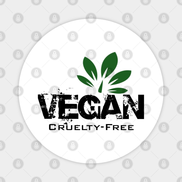 Vegan Cruelty Free Magnet by VoidDesigns